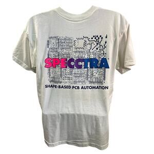 Vintage Tech shirt USA made size Large Specctra shape based pcb automataion